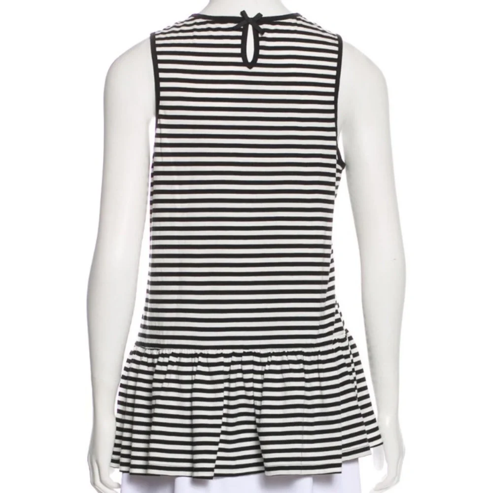 Kate Spade Sleep Striped Tank Top Peplum